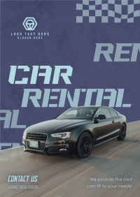 Edgy Car Rental Poster Image Preview