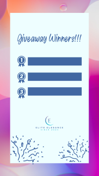 Feminine Giveaway Winners  Instagram story Image Preview