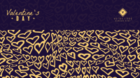 Valentine Hearts Zoom background Image Preview