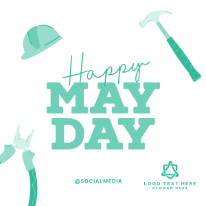 Happy May Day Instagram post Image Preview
