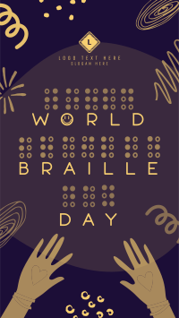 World Braille Day TikTok video Image Preview