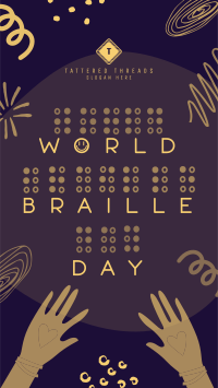 World Braille Day TikTok Video Image Preview