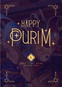 Celebrating Purim Flyer Design
