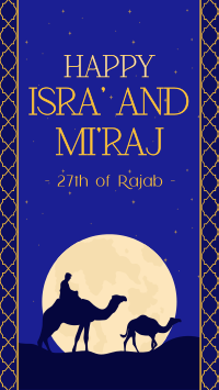 Celebrating Isra' Mi'raj Journey YouTube Short Design
