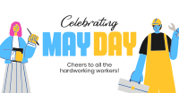 Celebrating May Day Facebook Ad Design