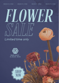 Flower Boutique  Sale Poster Design