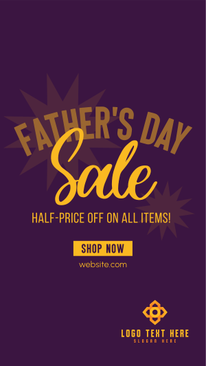 Deals for Dads Facebook story Image Preview