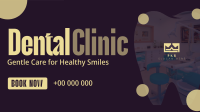 Professional Dental Clinic Facebook Event Cover Design