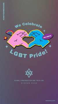 Sticker Pride Facebook story Image Preview