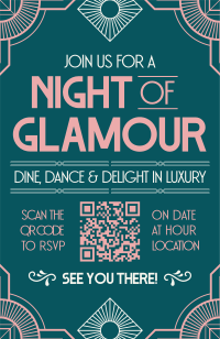 Elegant Art Deco Invitation Preview
