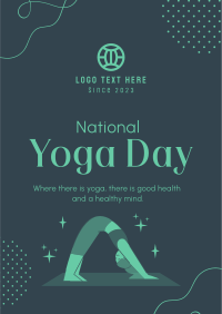 There's Yoga Flyer Design