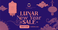 Lunar New Year Sale Facebook Ad Design