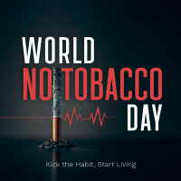 No Tobacco Day Instagram Post Design