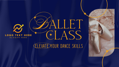 Elegant Ballet Class Facebook event cover Image Preview