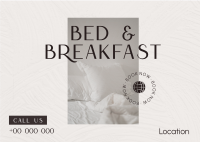 Bed and Breakfast Apartments Postcard Image Preview