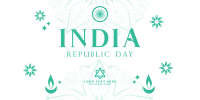 Decorative India Day Twitter post Image Preview