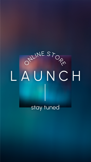 Online Store Launch Instagram story