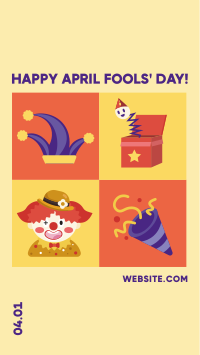 Tiled April Fools Instagram Story Design