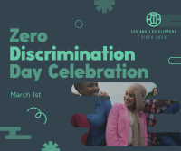 Playful Zero Discrimination Celebration Facebook post Image Preview