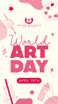 World Art Day TikTok video Image Preview