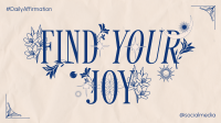 Celestial Find Joy Quote Animation Preview