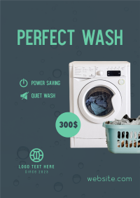 Washing Machine Features Flyer Design