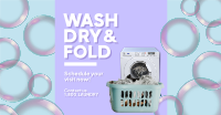 Wash Dry Fold Facebook Ad Design
