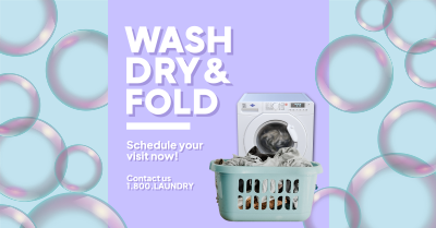 Wash Dry Fold Facebook Ad Image Preview