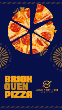 Simple Brick Oven Pizza Instagram Reel Design