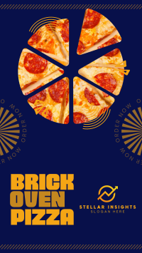 Simple Brick Oven Pizza Instagram reel Image Preview