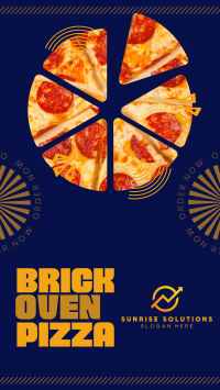 Simple Brick Oven Pizza Instagram reel Image Preview