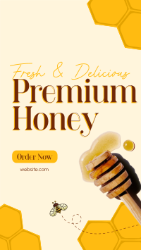 Premium Fresh Honey Instagram Reel Design