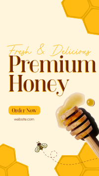 Premium Fresh Honey Instagram Reel Image Preview