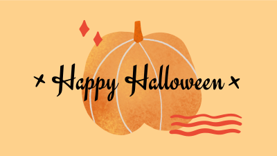 Happy Halloween Pumpkin Facebook event cover Image Preview