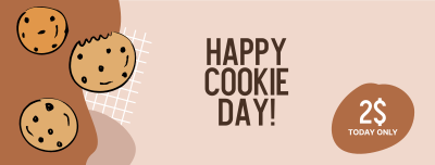 Cute Cookie Day  Facebook cover Image Preview
