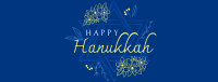 Hanukkah Star Greeting Facebook cover Image Preview