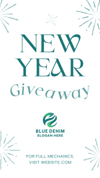 New Year Giveaway Instagram Reel Image Preview