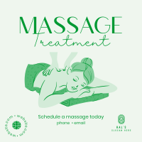 Best Massage Treatment Instagram Post Image Preview