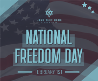 Freedom Day Flag Facebook Post Design