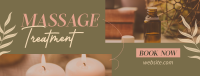 Relaxing Massage Treatment Facebook Cover Design