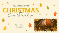 Christmas Eve Party Facebook Event Cover Design