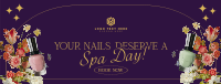 Floral Nail Services Facebook cover Image Preview