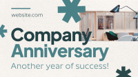 Minimalist Company Anniversary Video Preview