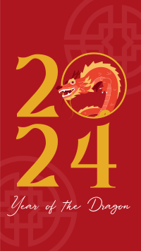 Dragon New Year TikTok Video Design