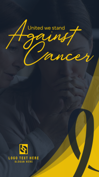 Stand Against Cancer Facebook Story Design