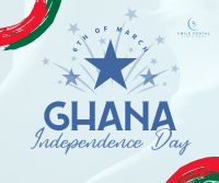 Ghana Independence Celebration Facebook Post Design