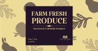 Farmers Market Produce Facebook Ad Design