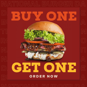 Burger Day Special Instagram post Image Preview