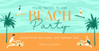 It's a Beachy Party Facebook ad Image Preview