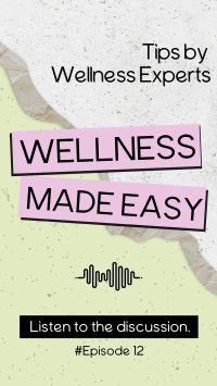 Easy Wellness Podcast YouTube Short Design